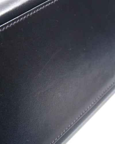 Hermes Vintage Navy Blue Box Calf Dalvi MM