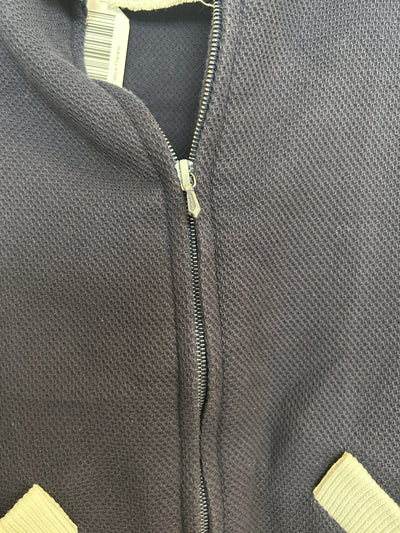 Chanel Navy Blue Zip Shirt