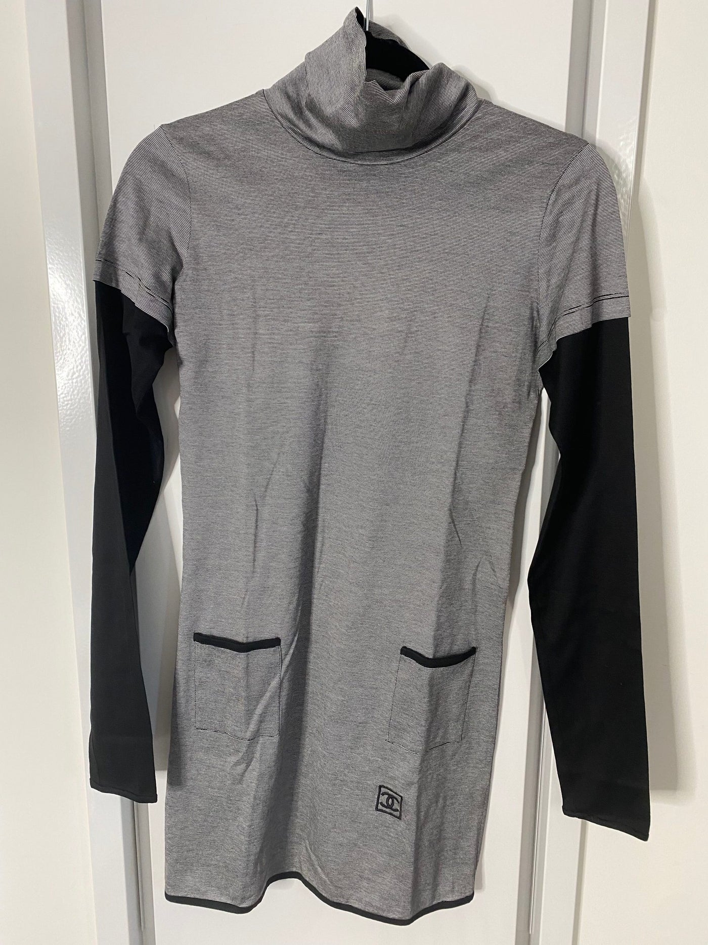 Chanel Sport Vintage Cotton Turtleneck