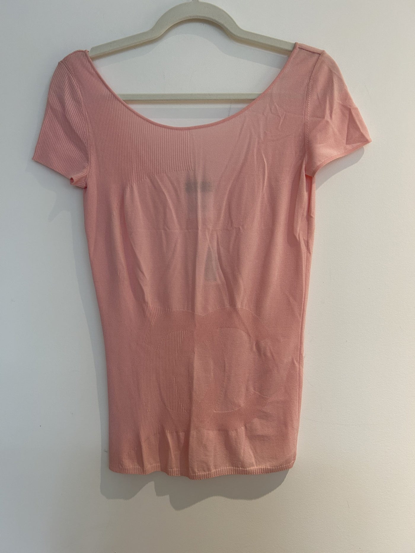 Chanel Pink XL CC Logo Top