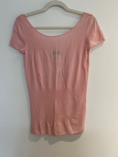 Chanel Pink XL CC Logo Top