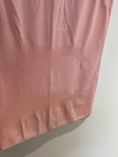 Chanel Pink XL CC Logo Top