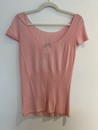 Chanel Pink XL CC Logo Top
