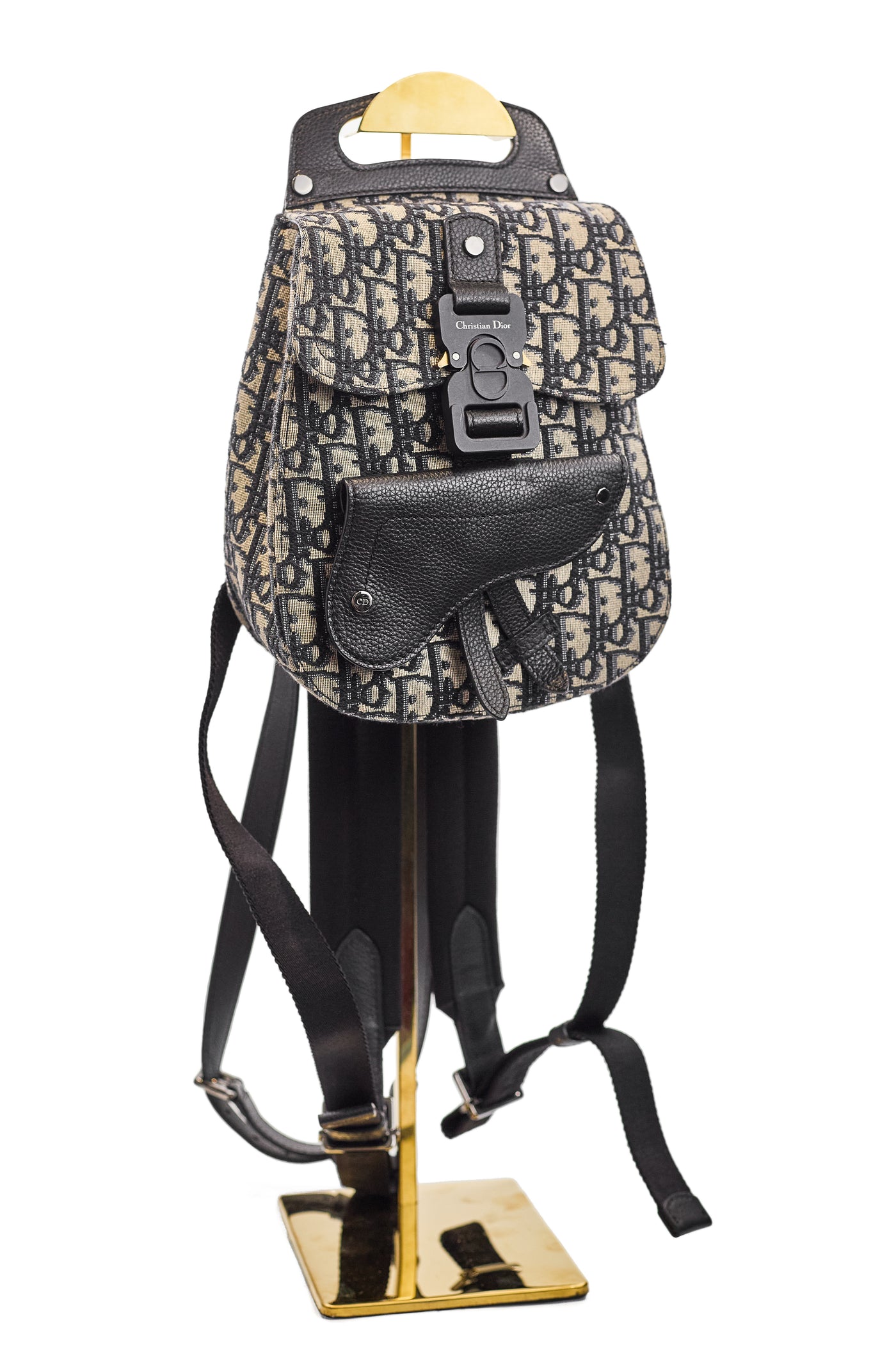 Christian Dior Oblique Saddle Backpack