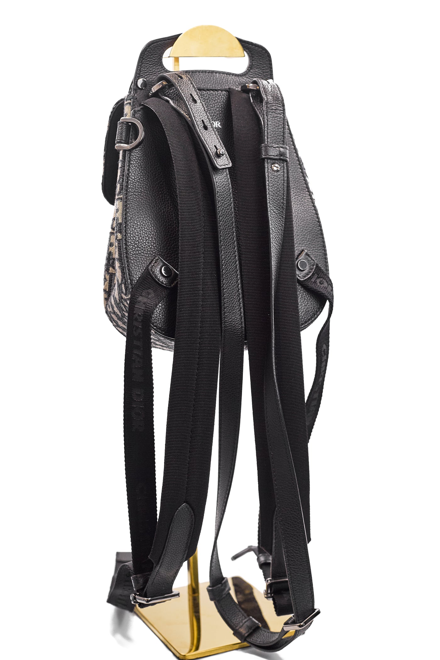 Christian Dior Oblique Saddle Backpack