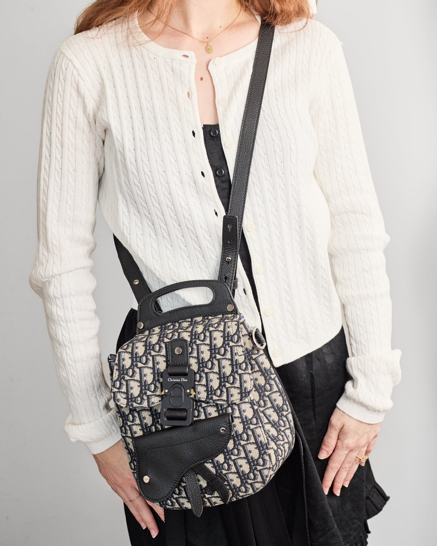 Christian Dior Oblique Saddle Backpack