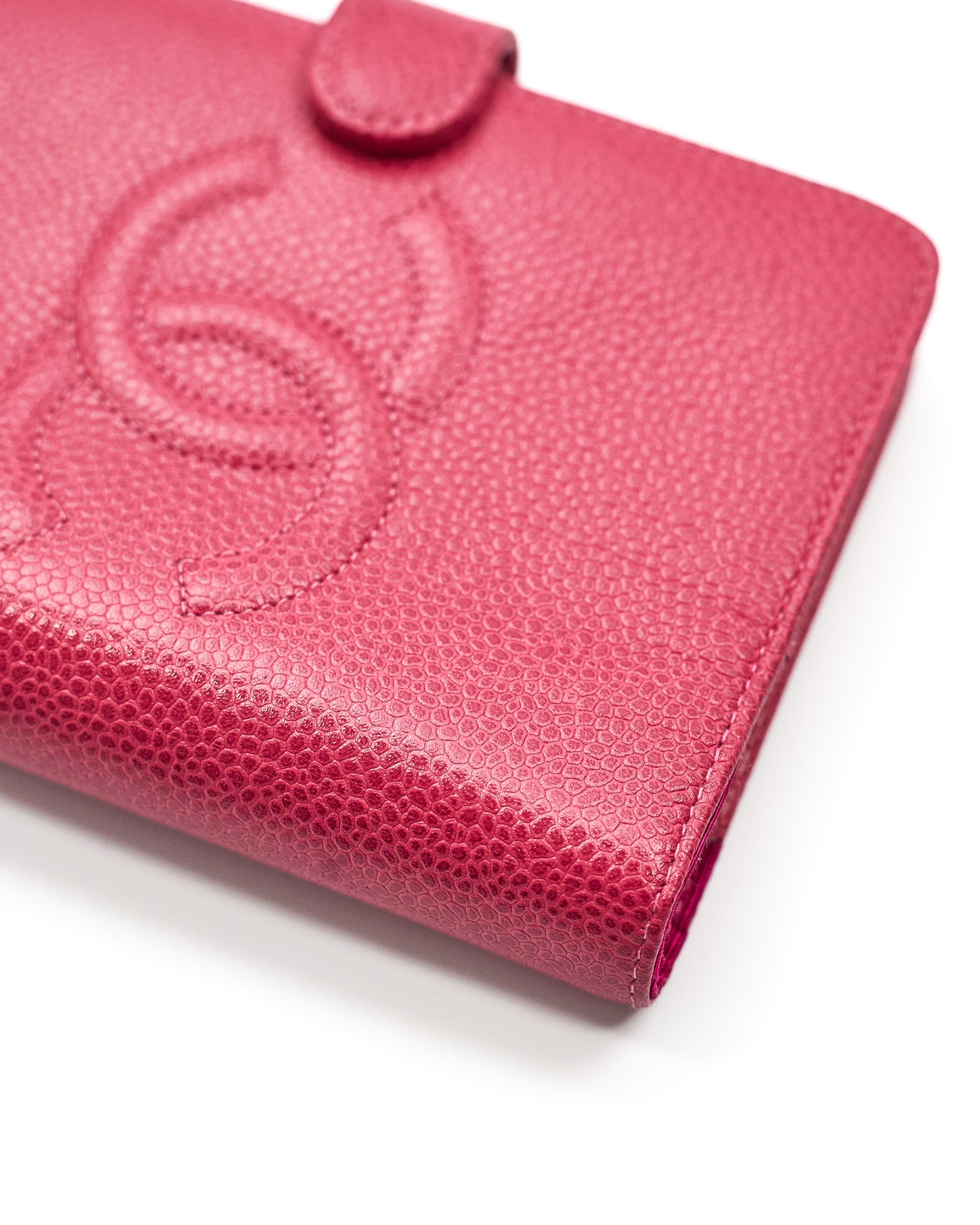 Chanel Vintage Pink Caviar Agenda