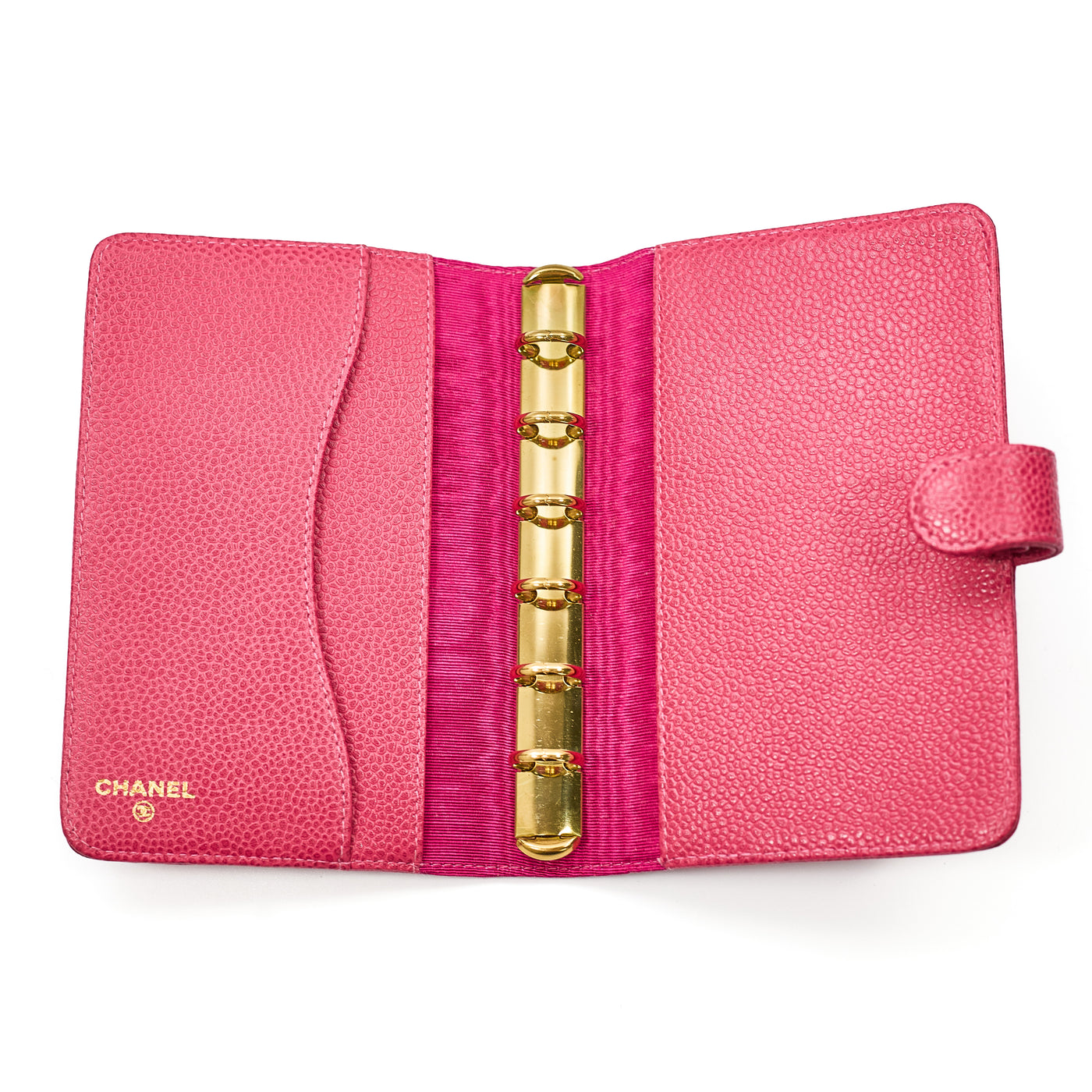 Chanel Vintage Pink Caviar Agenda