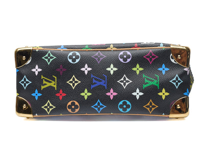 Louis Vuitton Black Multicolor Trouville Bag
