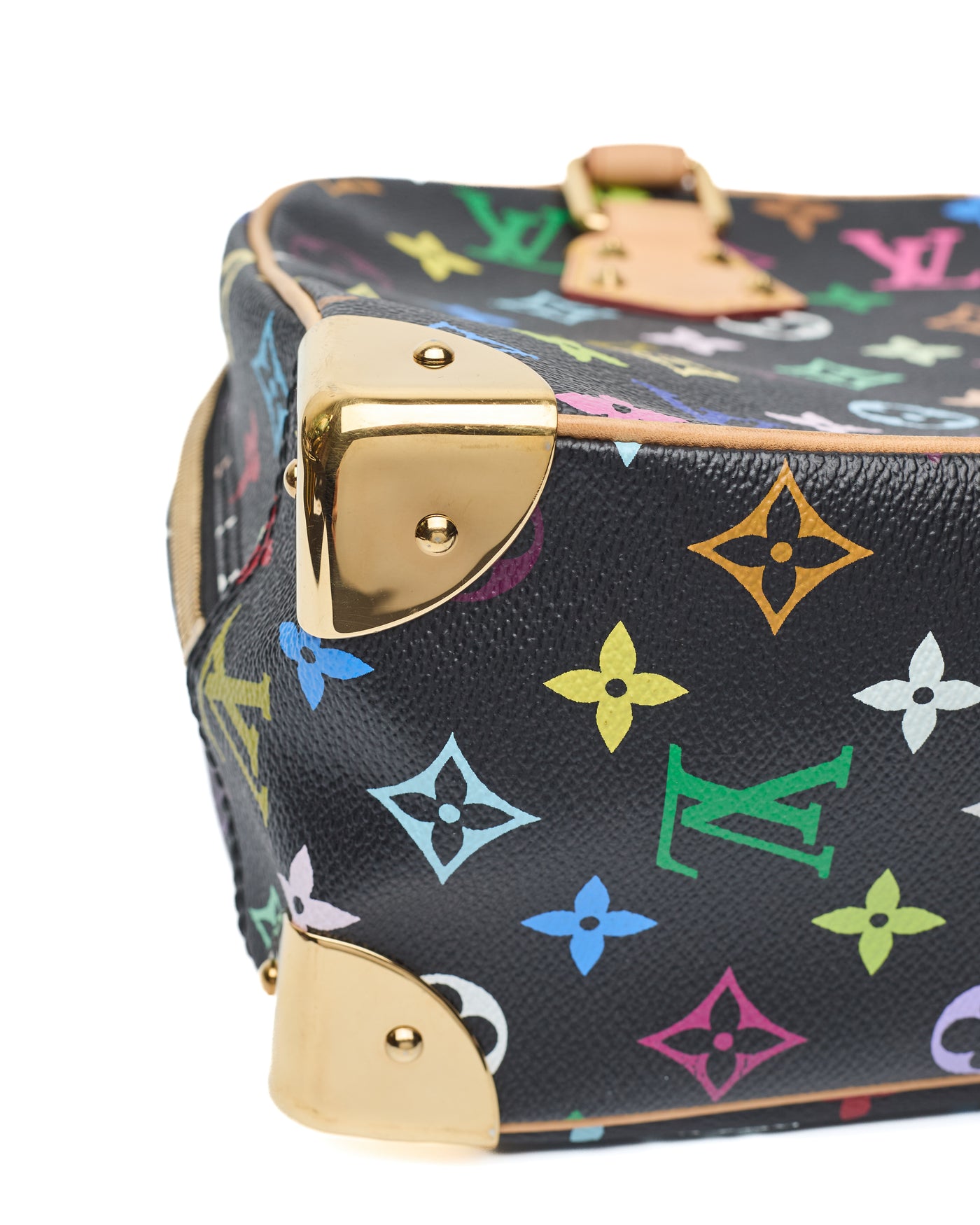 Louis Vuitton Black Multicolor Trouville Bag