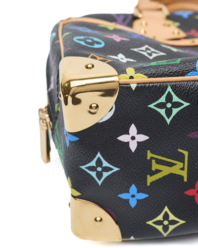 Louis Vuitton Black Multicolor Trouville Bag