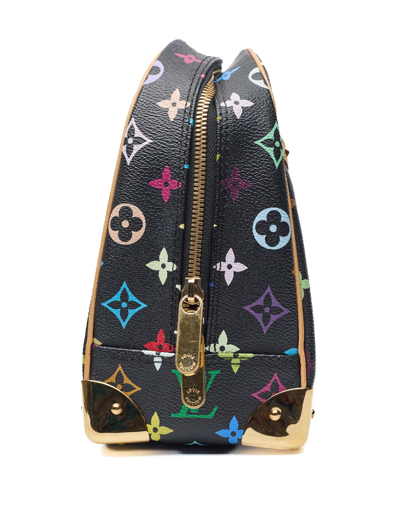 Louis Vuitton Black Multicolor Trouville Bag