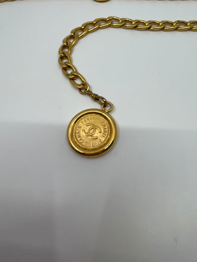 Chanel Vintage Medallion Chain Belt