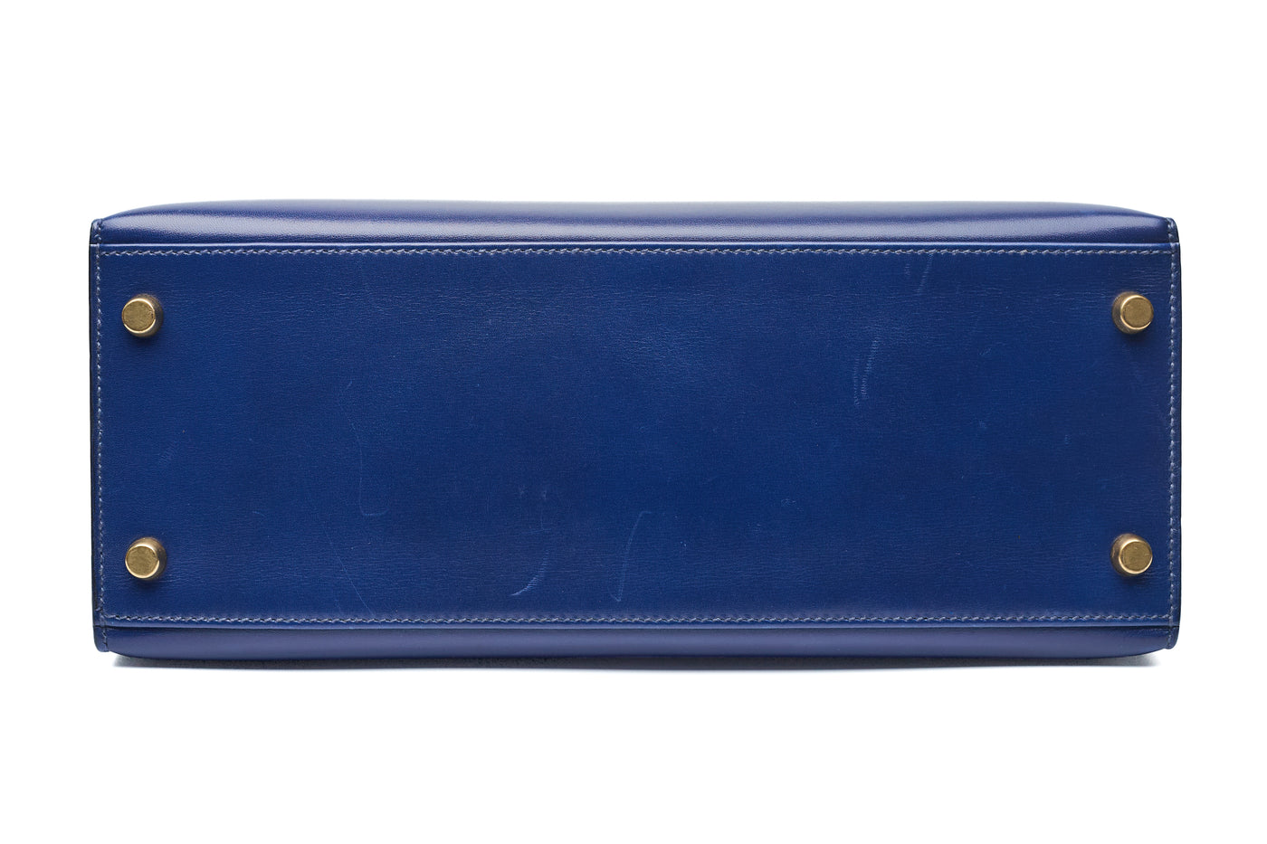 Hermes Kelly 28 Blue Box Calf