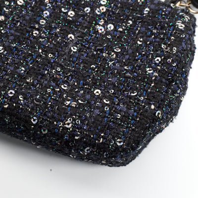 Chanel 2019 Spring/Summer Runway Tweed Pearl Handle Mini Flap Bag