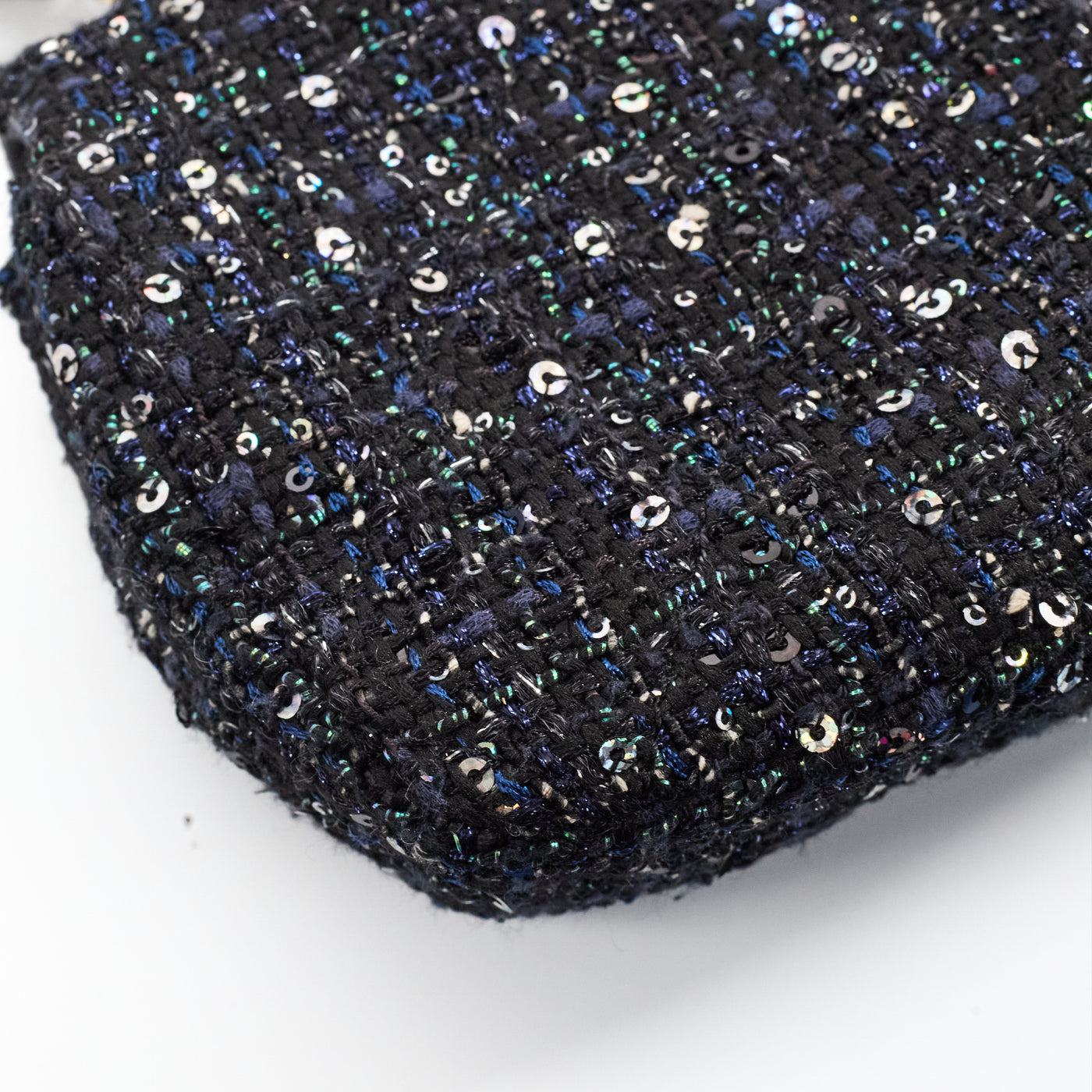 Chanel 2019 Spring/Summer Runway Tweed Pearl Handle Mini Flap Bag