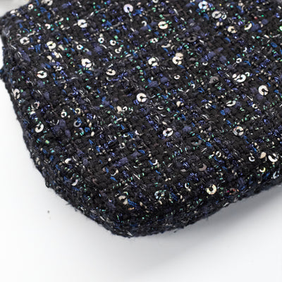 Chanel 2019 Spring/Summer Runway Tweed Pearl Handle Mini Flap Bag
