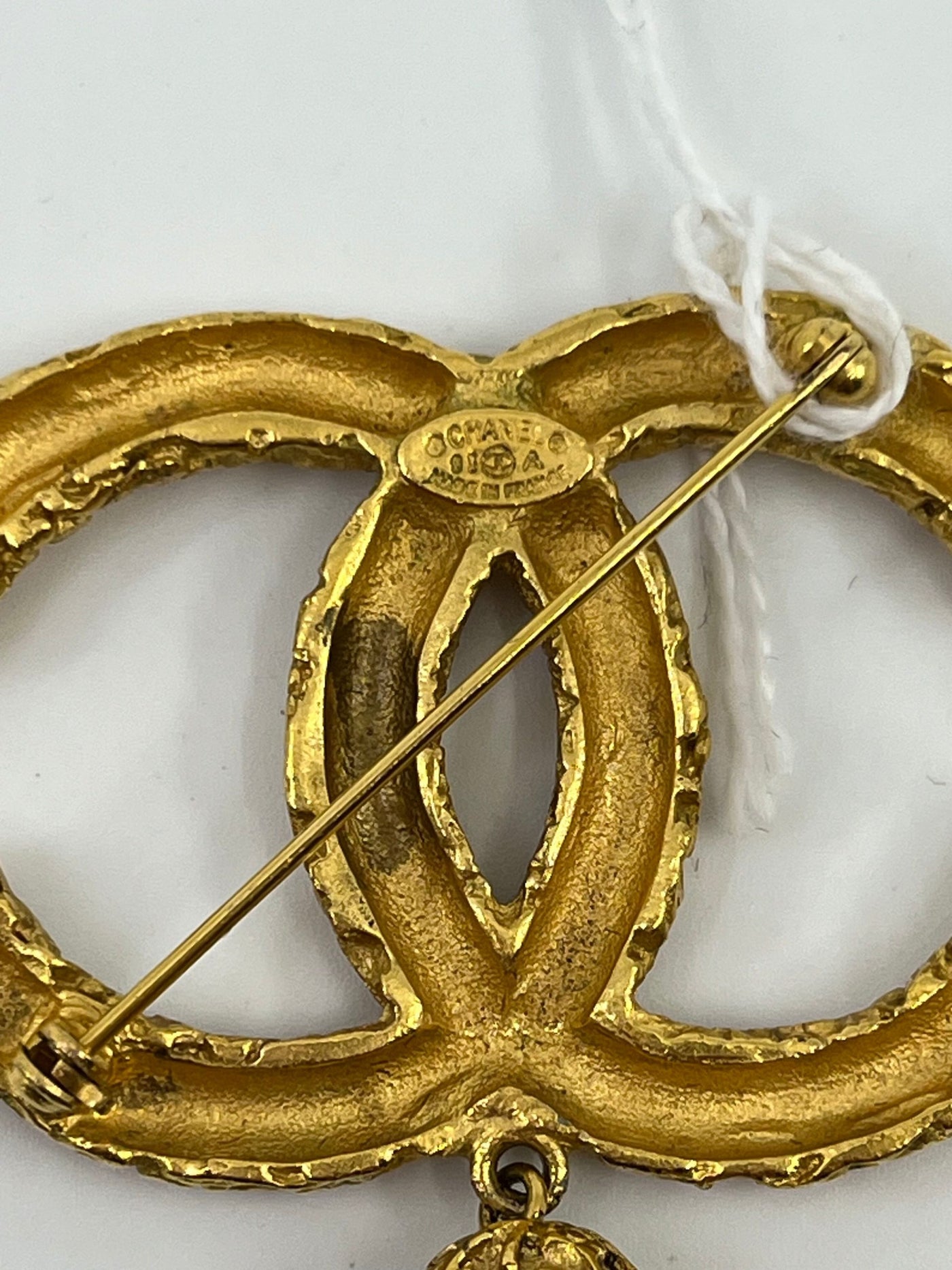 Chanel Vintage CC Tassel Brooch