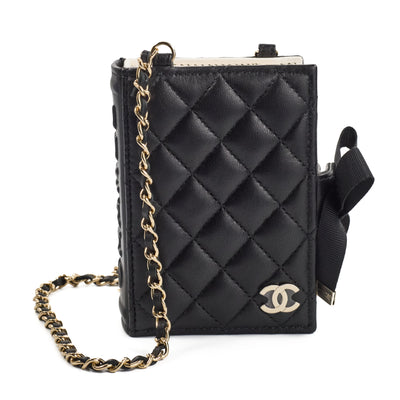 Chanel Book Card Holder with Chain