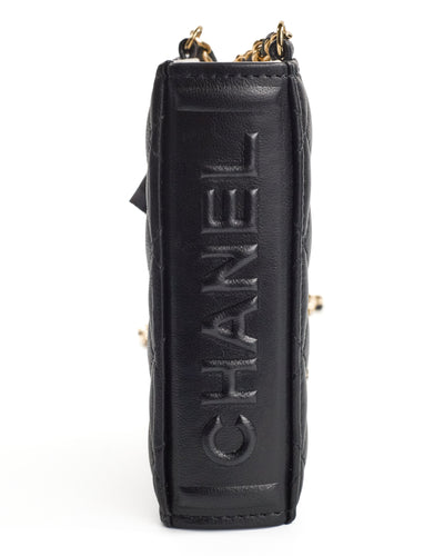 Chanel Book Card Holder with Chain