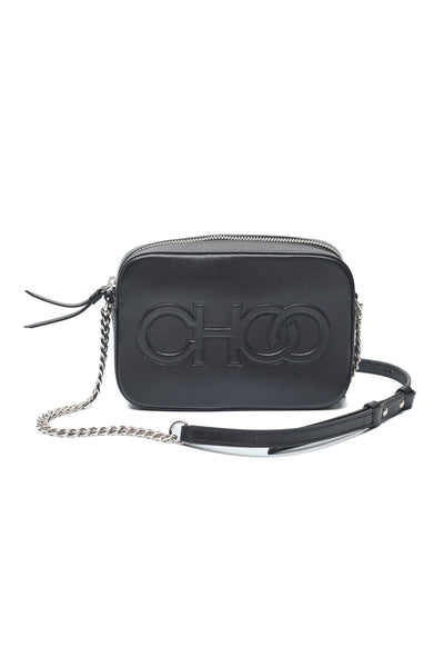 Jimmy Choo Black Leather Camera Bag