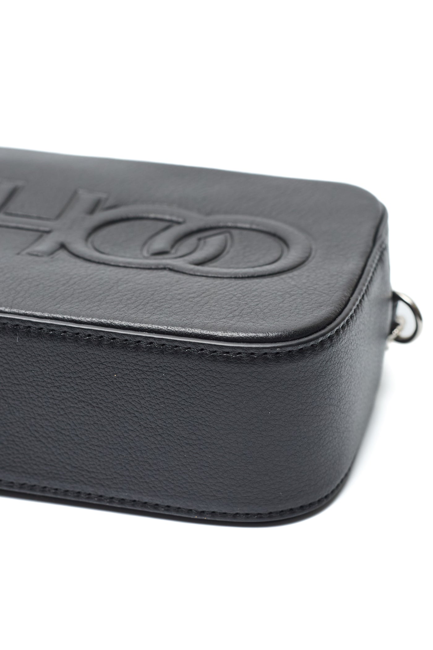 Jimmy Choo Black Leather Camera Bag