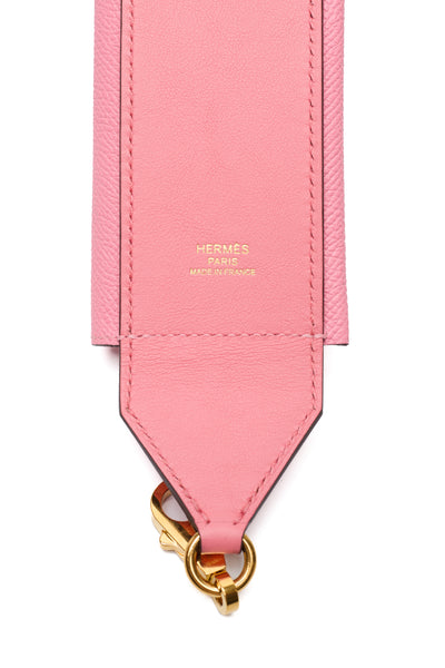 Hermes Pink Pocket Kelly Shoulder Strap
