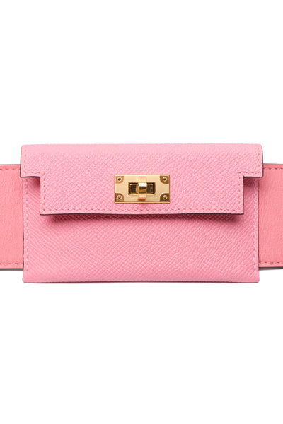 Hermes Pink Pocket Kelly Shoulder Strap