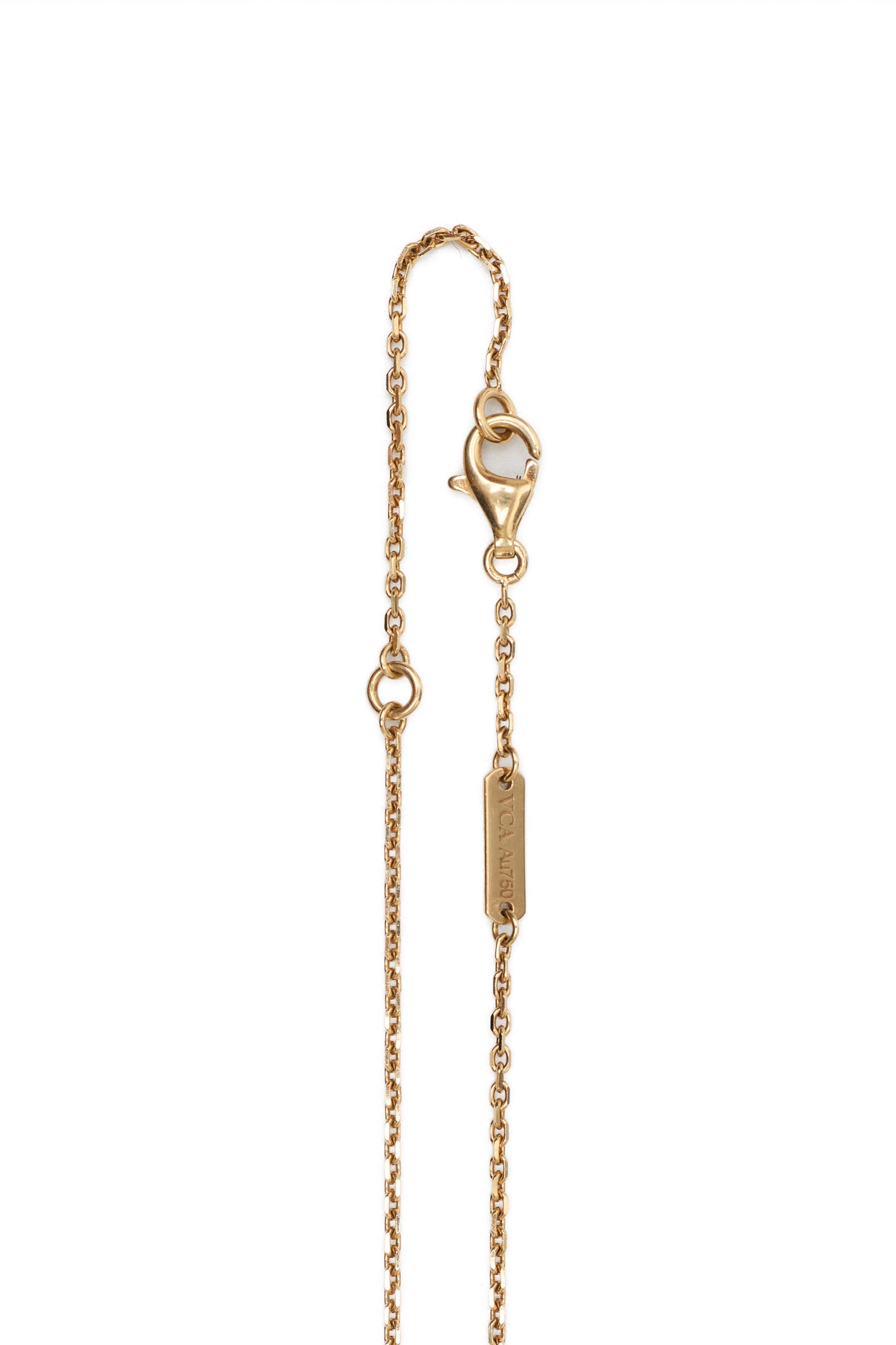 Van Cleef Black Onyx Vintage Alhambra Necklace