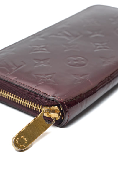 Louis Vuitton Vernis Monogram Long Zippy Wallet