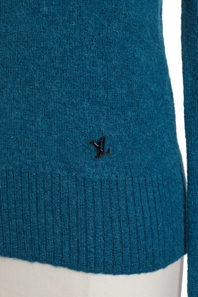 Louis Vuitton Blue Logo Sweater