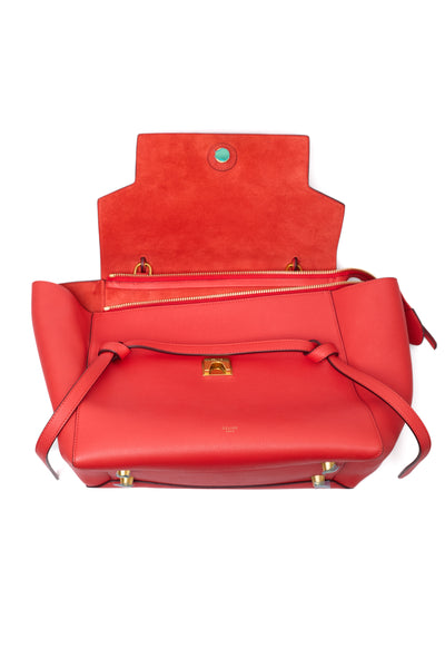 Celine Red Calfskin Tote