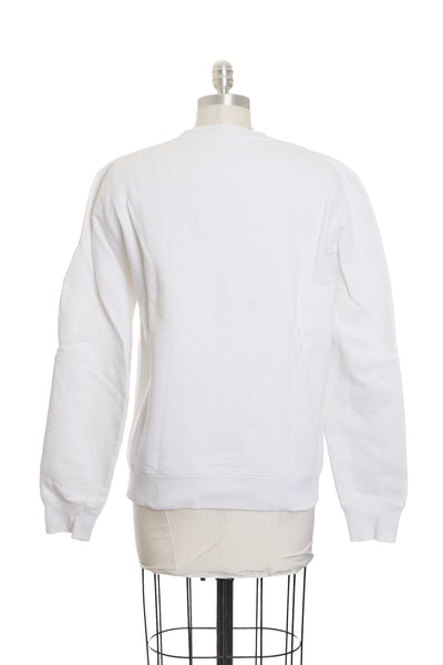 Christian Dior White Cotton Logo Sweatshirt