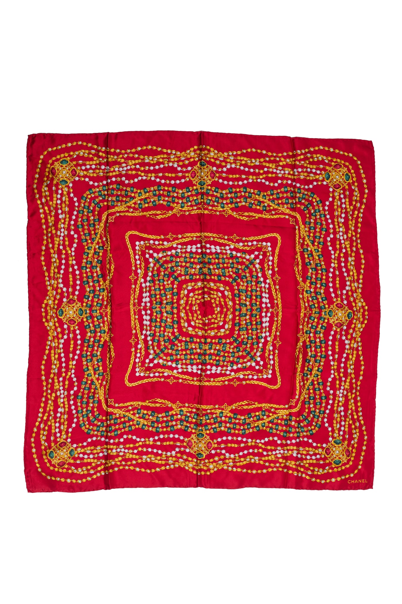 Chanel Silk Square Scarf