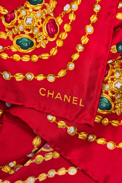Chanel Silk Square Scarf
