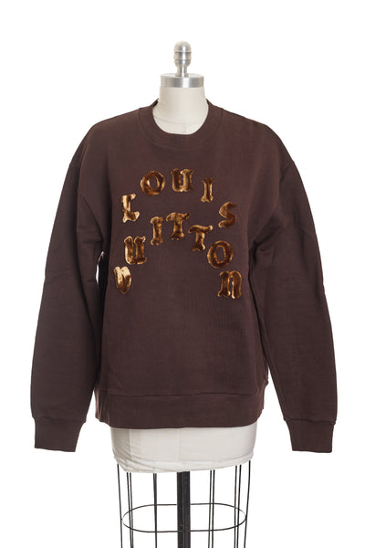 Louis Vuitton Logo Crewneck Sweater