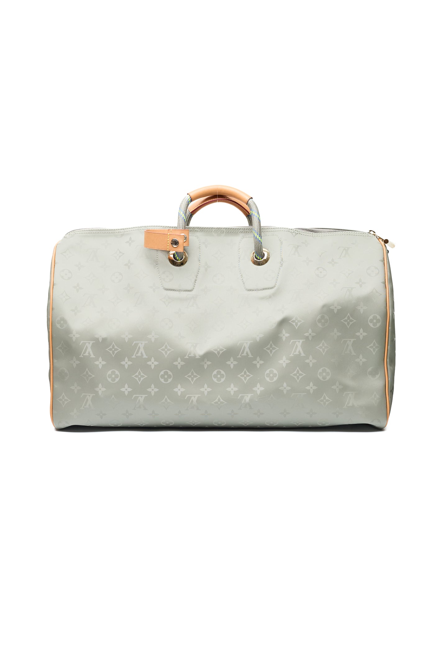 Louis Vuitton Ltd Ed Titanium Monogram Keepall Bandouliere 50
