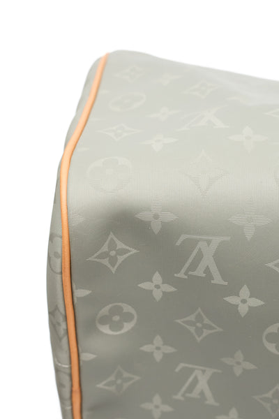 Louis Vuitton Ltd Ed Titanium Monogram Keepall Bandouliere 50