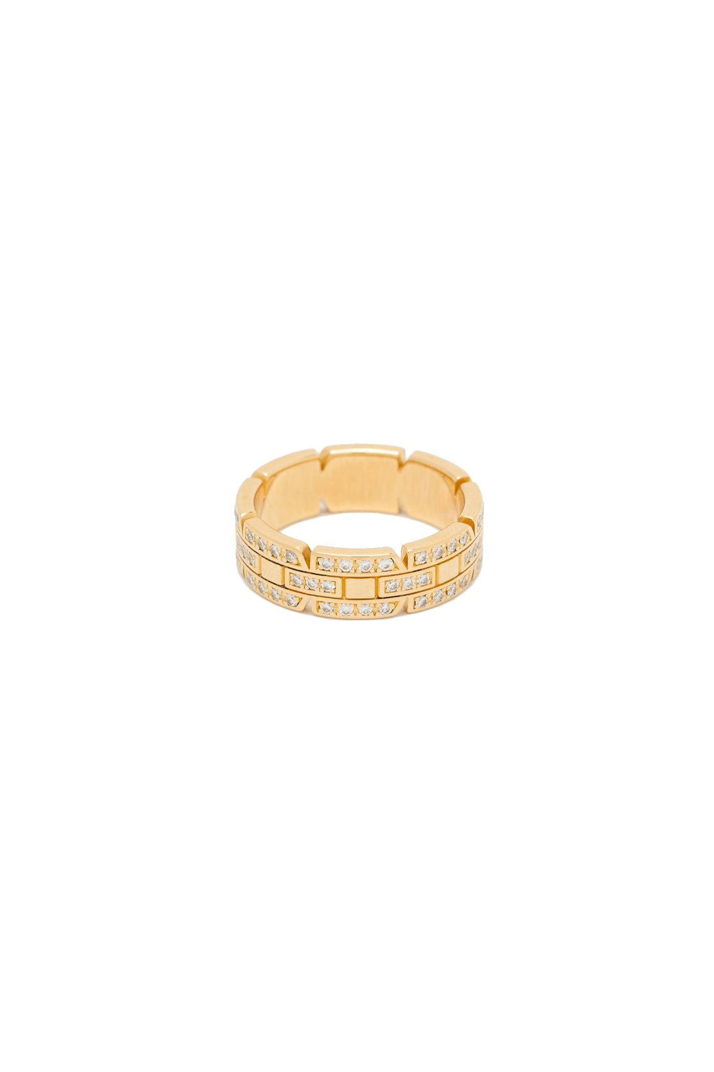 Cartier 18k Yellow Gold and Diamond Ring