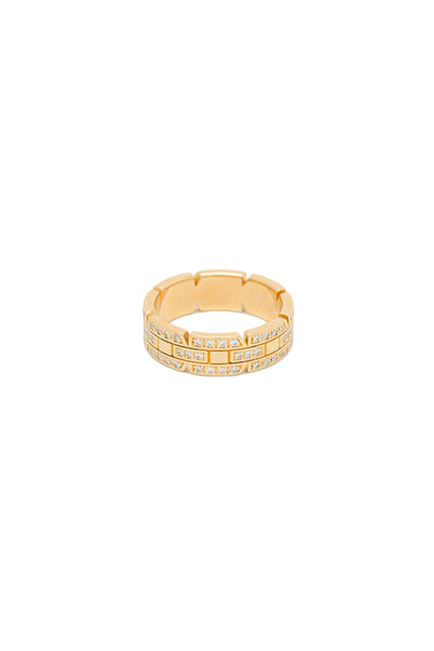 Cartier 18k Yellow Gold and Diamond Ring