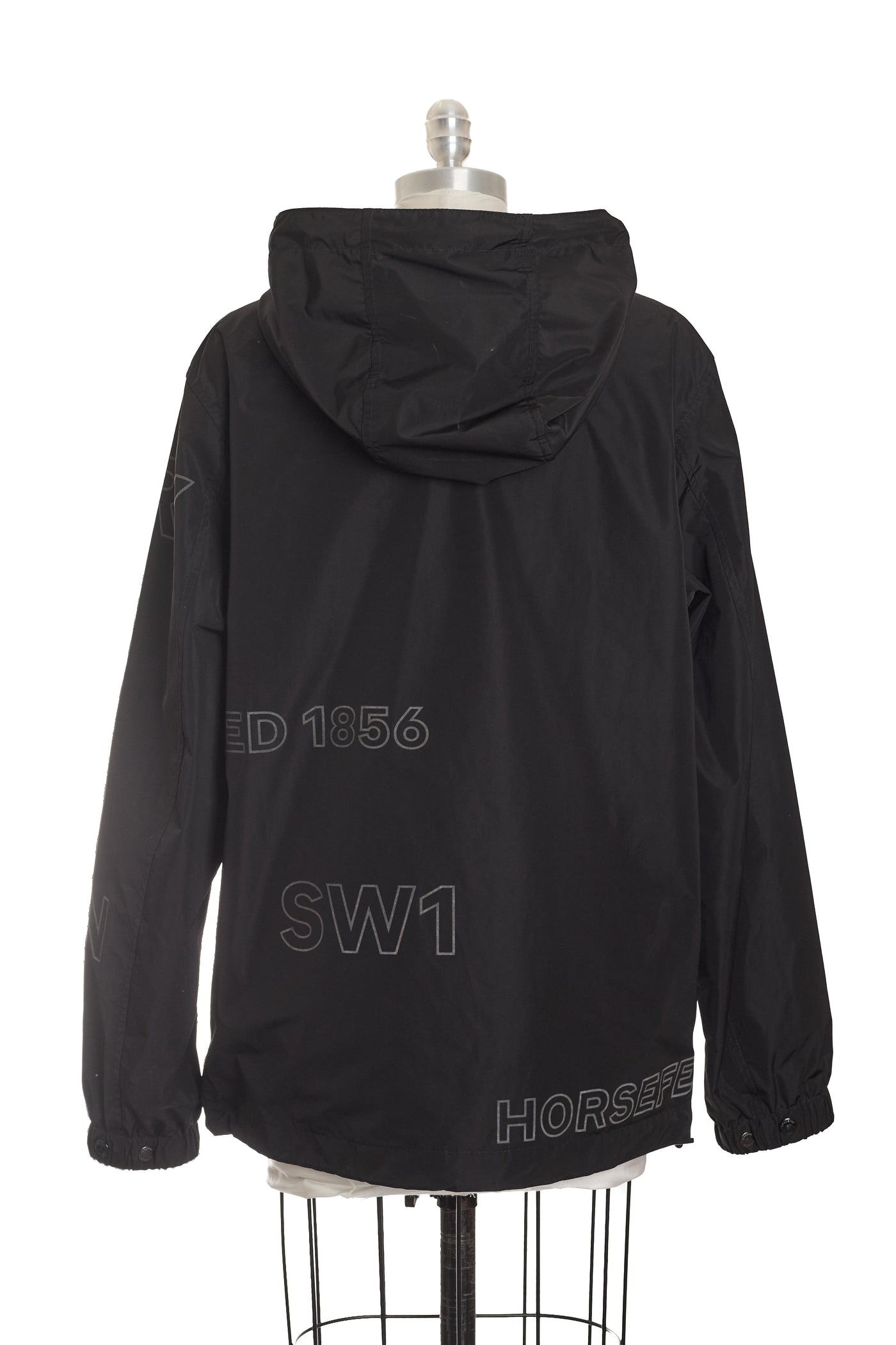 Burberry Black Logo Zip Up