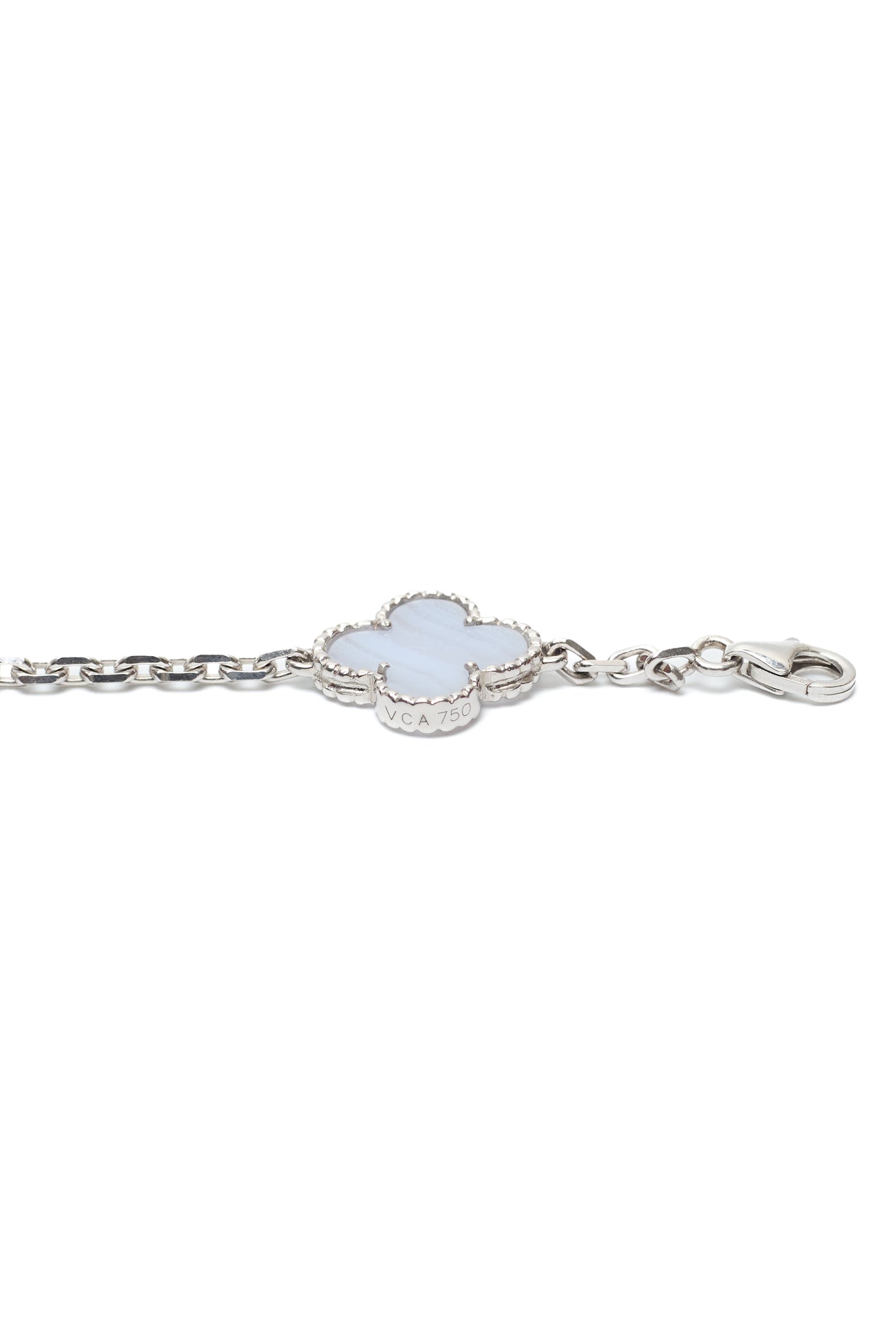 Van Cleef 5 Motif Vintage Alhambra Chalcedony Bracelet