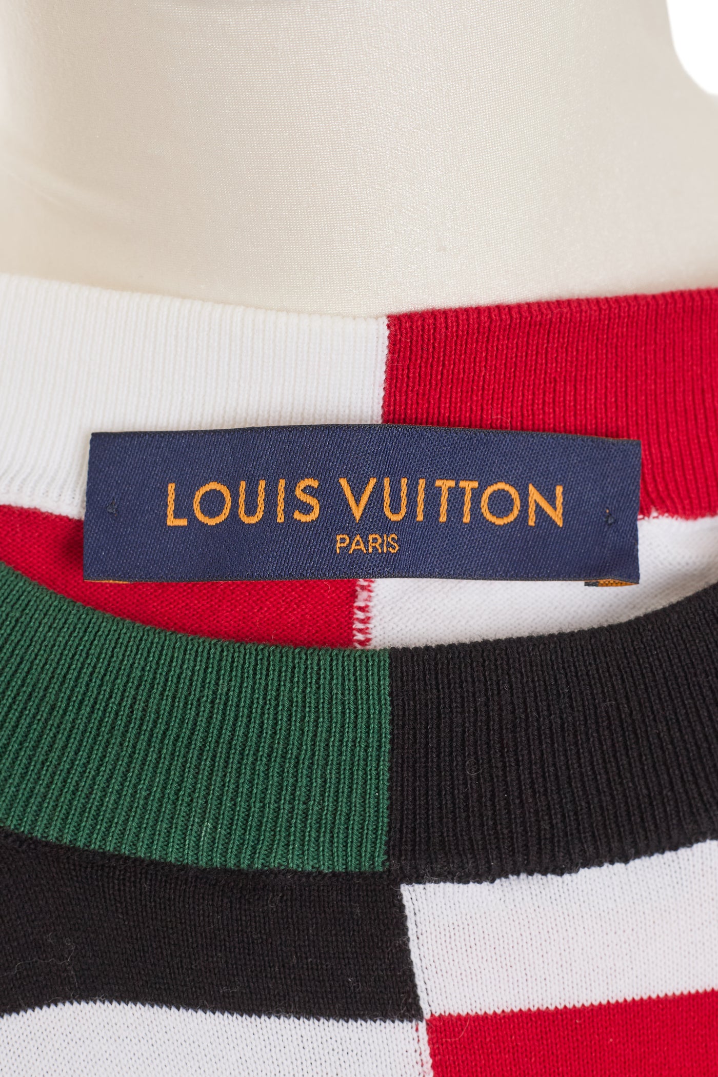 Louis Vuitton Checkered Knit Top