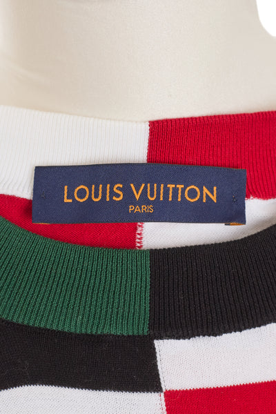 Louis Vuitton Checkered Knit Top
