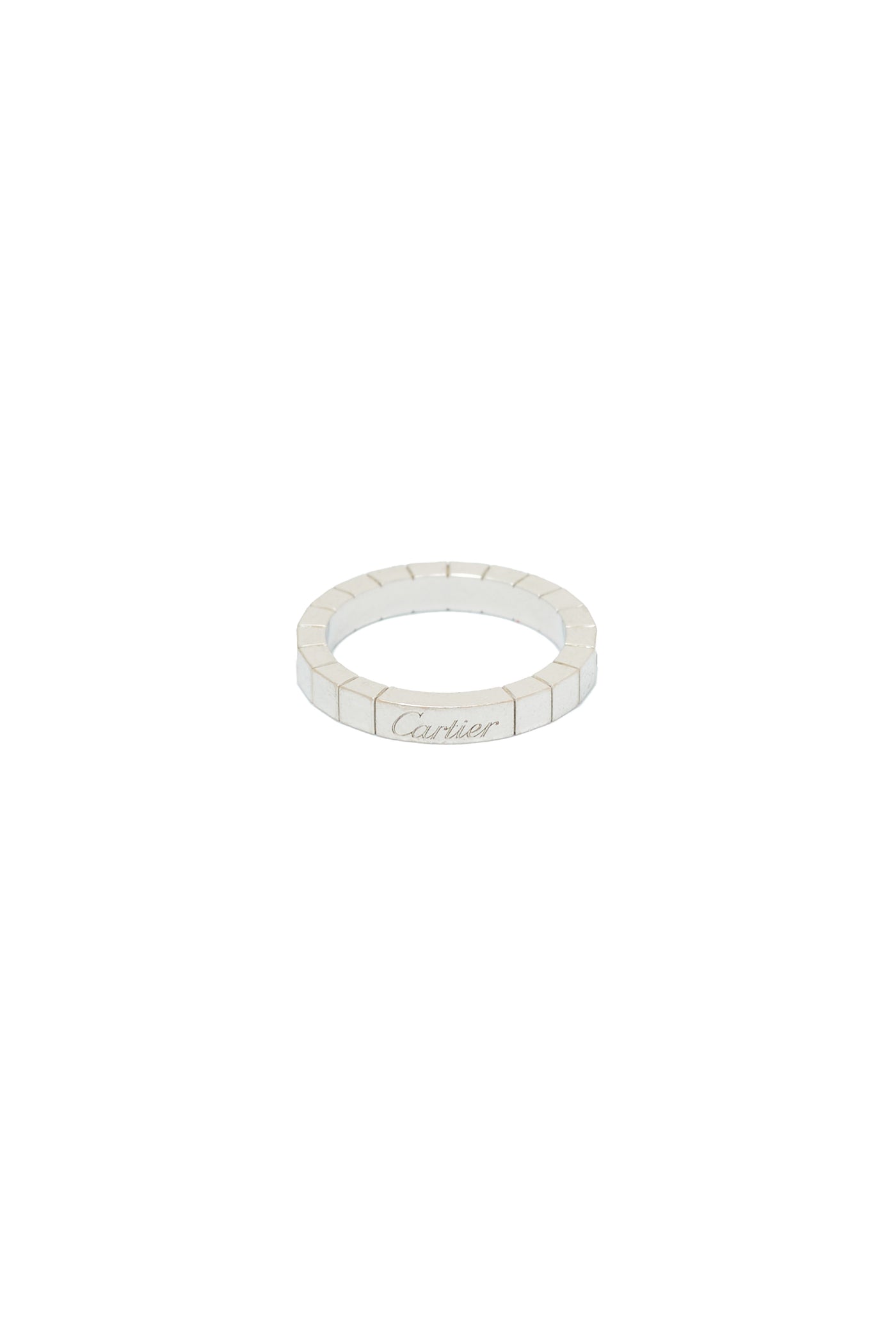 Cartier 18k White Gold Lanieres Ring