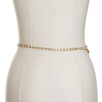 Chanel Vintage 1995 SS Runway Aurora Crystal CC Belt 91
