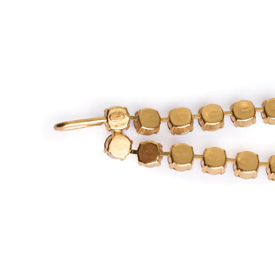 Chanel Vintage 1995 SS Runway Aurora Crystal CC Belt 91