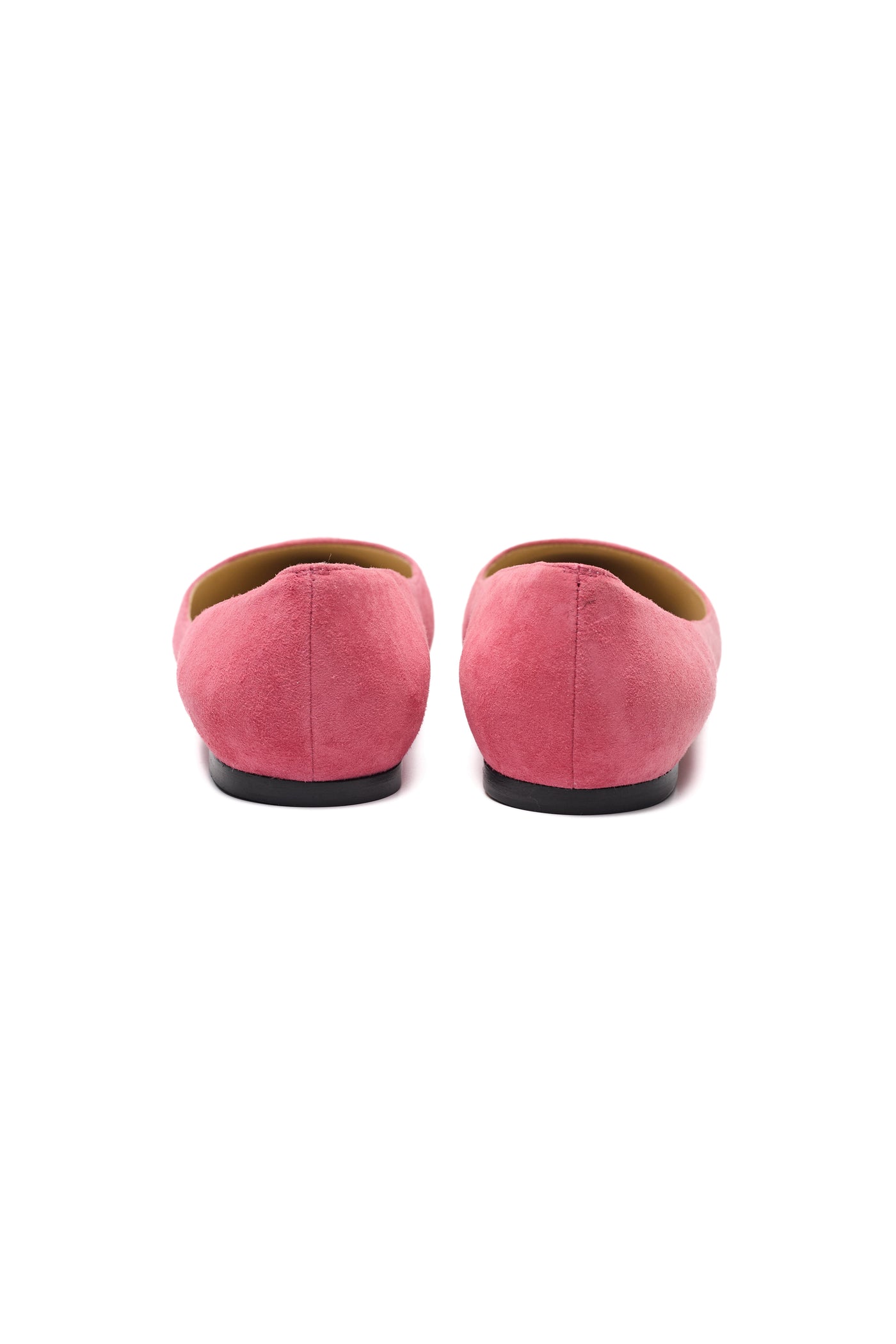 Jimmy Choo Alina Suede Dragon Fruit Flats Size 38.5