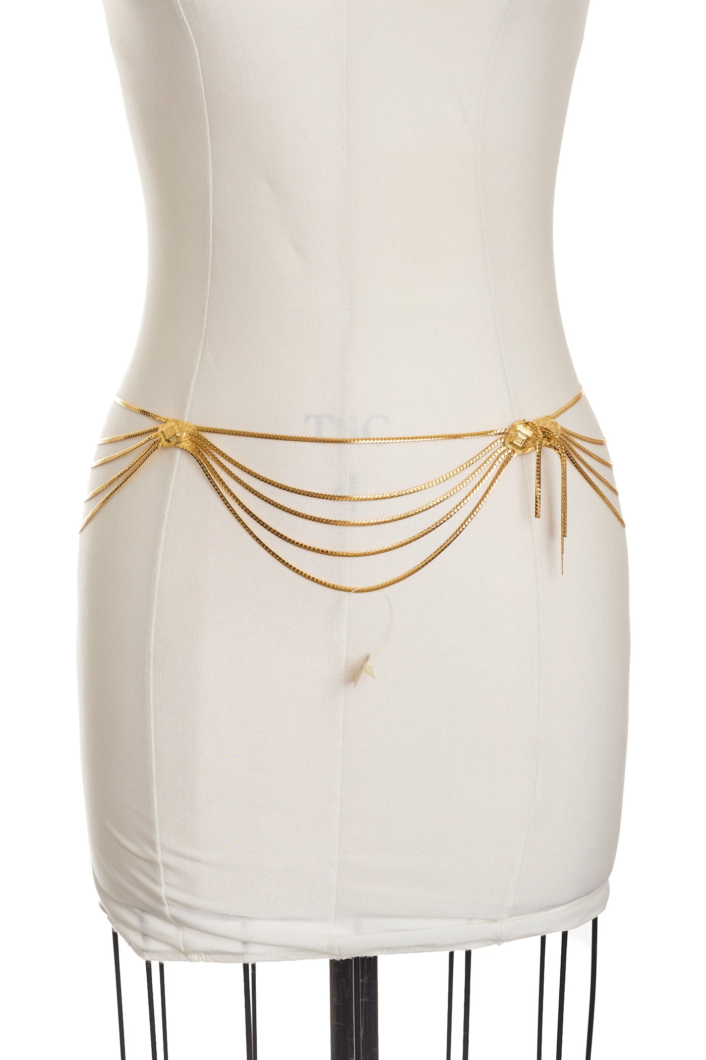 Christian Dior Vintage Gold Chain Belt