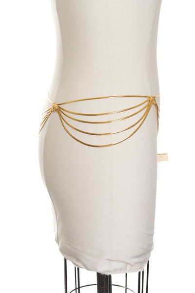 Christian Dior Vintage Gold Chain Belt